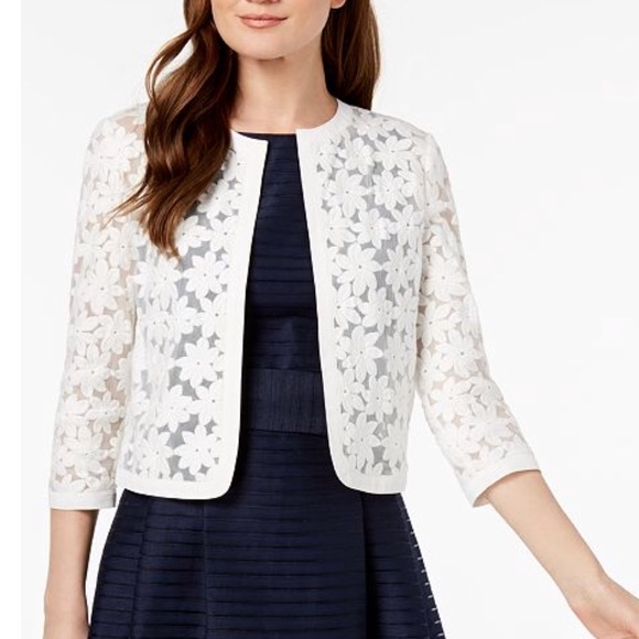 anne klein lace cardigan